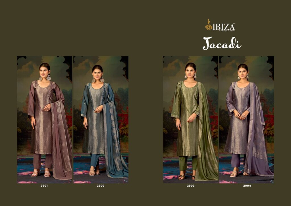 Buy Ibiza Jacadi Banglory Silk With Handwork Salwar Kameez Collection Wholesale 2026