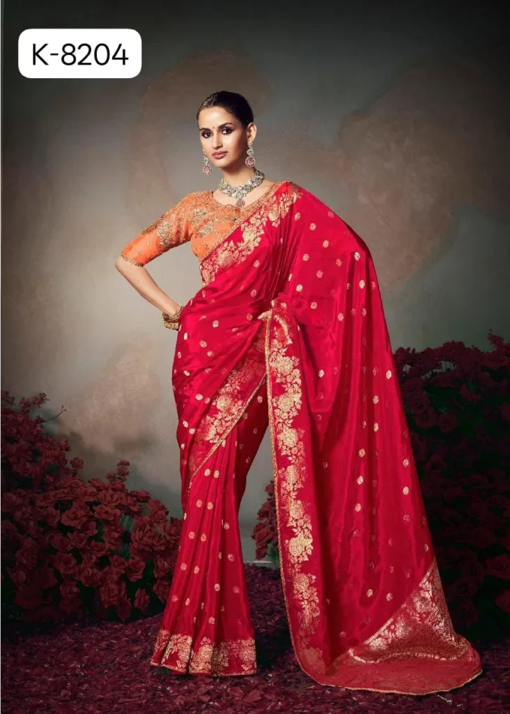 Stylish Kira Kamini Silk Beautiful Lace Border & Piping Saree Collection Wholesale 2026