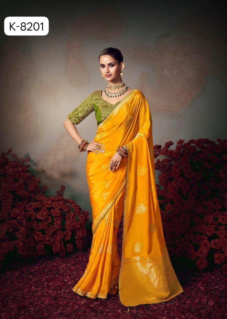 Stylish Kira Kamini Silk Beautiful Lace Border & Piping Saree Collection Wholesale 2026