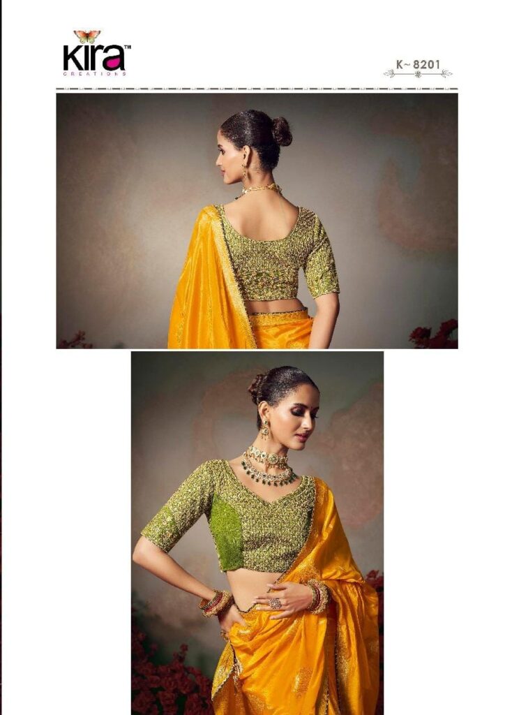 Stylish Kira Kamini Silk Beautiful Lace Border & Piping Saree Collection Wholesale 2026