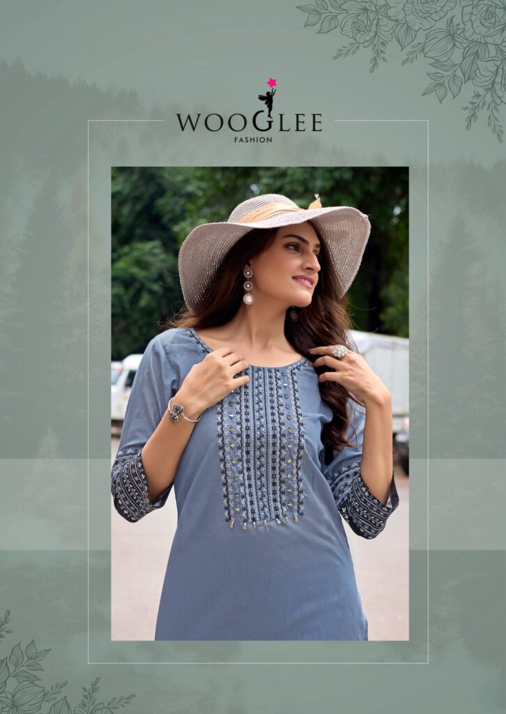 Stylish Wooglee Salonee Vol 9 Rayon Thread And Handwork Top Collection Wholesale 2026