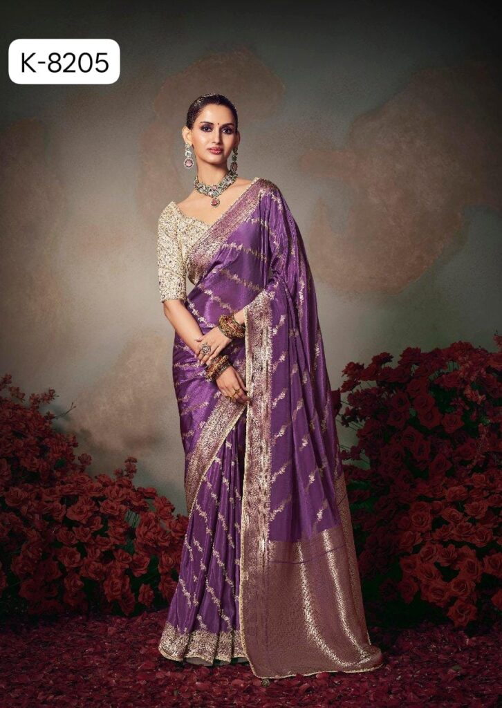 Stylish Kira Kamini Silk Beautiful Lace Border & Piping Saree Collection Wholesale 2026