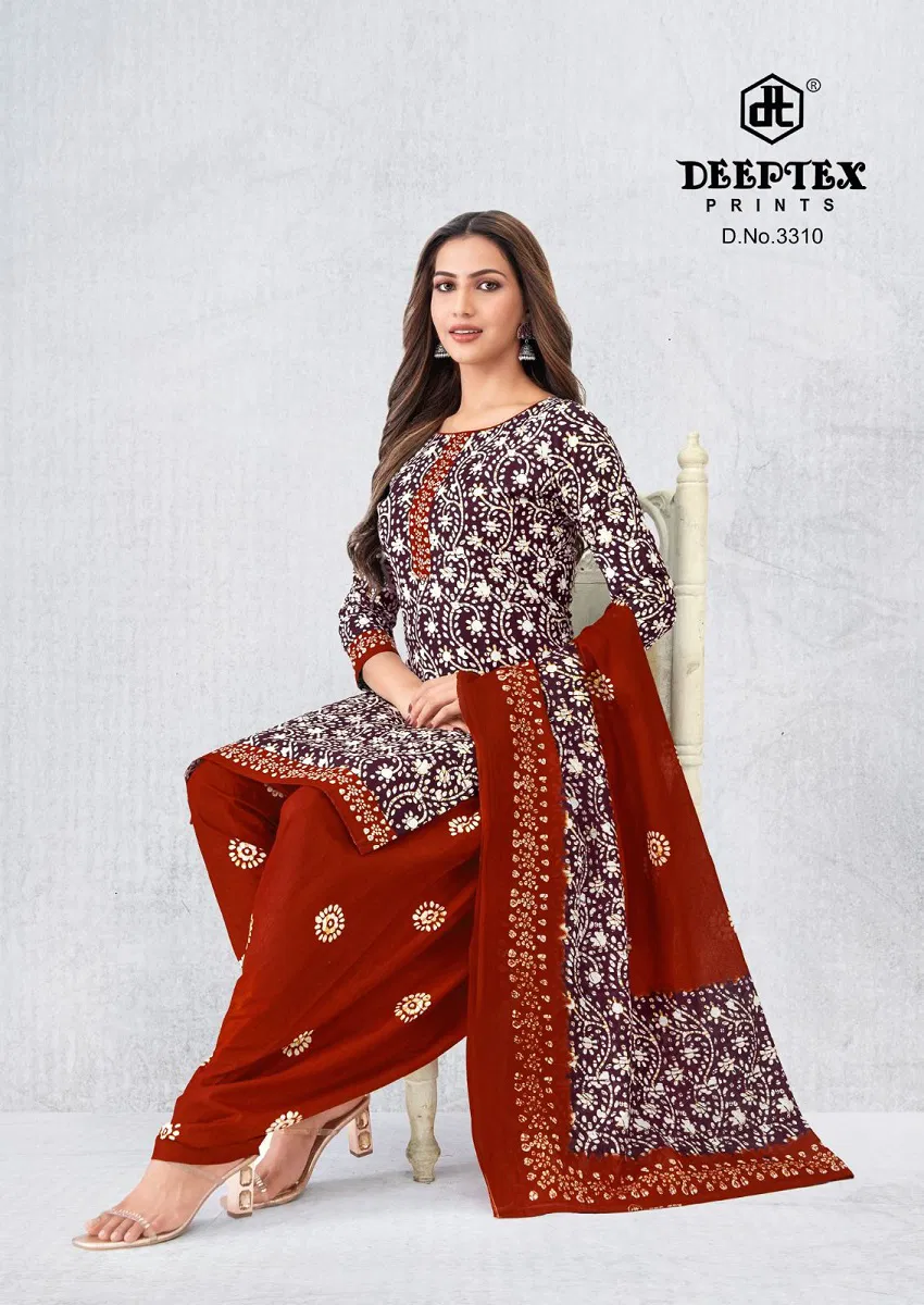 Deeptex Batik Plus Vol 33 Cotton Printed Fancy Dress Material Collection Wholesale