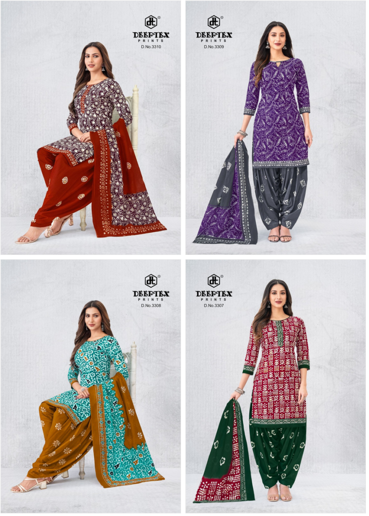 Latest Deeptex Batik Plus Vol 33 Cotton Printed Fancy Dress Material Collection Wholesale 2026