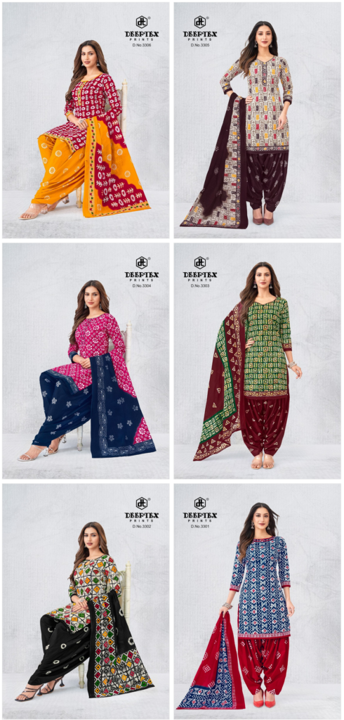 Latest Deeptex Batik Plus Vol 33 Cotton Printed Fancy Dress Material Collection Wholesale 2026