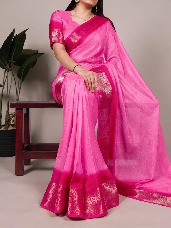Beautiful Lekha YF 7910 Marsh Mello Zari Worked Plain Saree Collection Wholesale 2026
