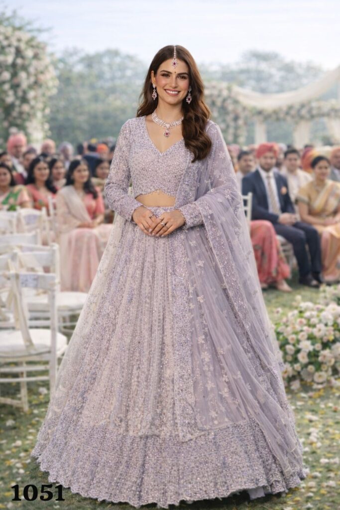 Beautiful Mrudangi Wedding Festive Net Embroidered And Mirror Work Lehenga Choli Wholesale 2026