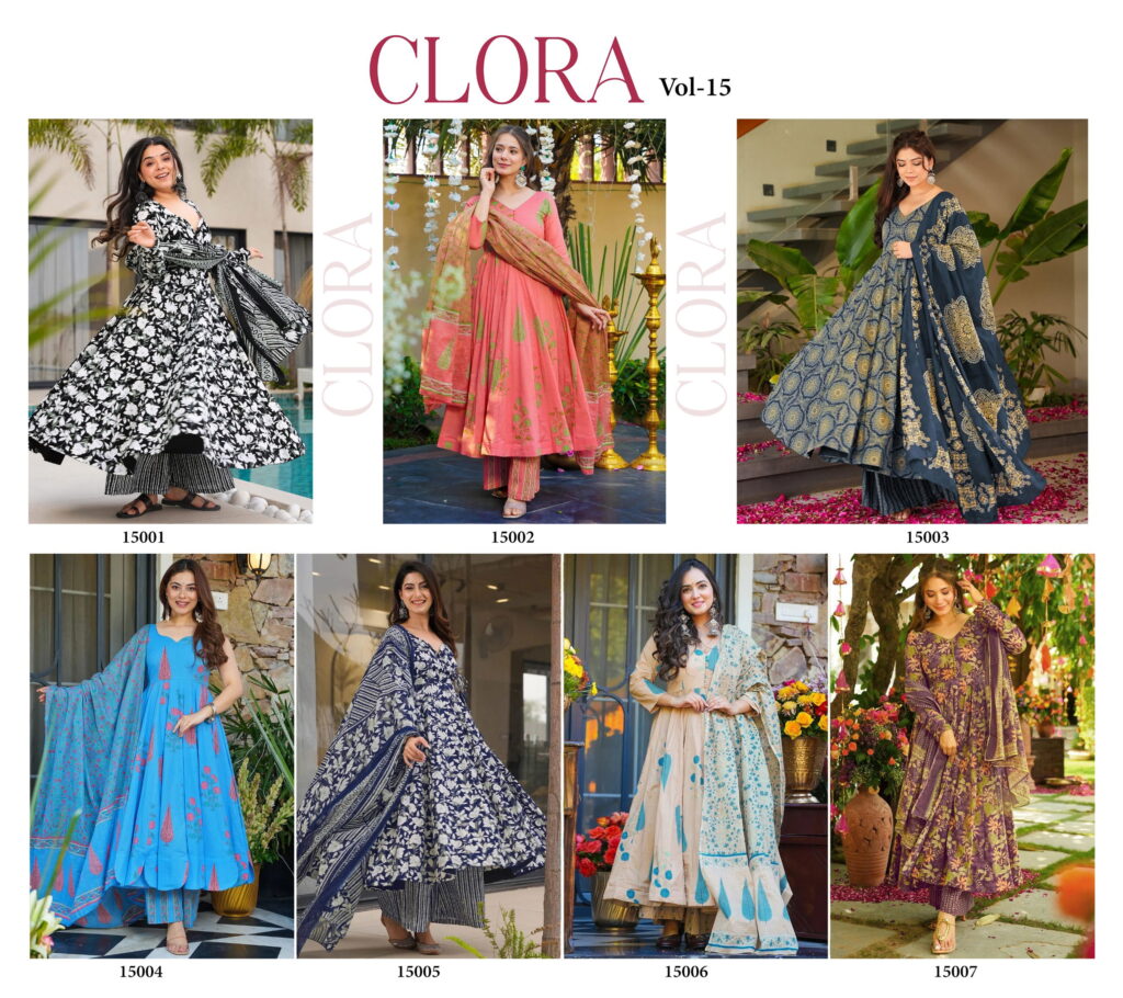 Beautiful Clora Vol 15 Maslin With Digital Printed Top Bottom And Dupatta Collection Wholesale 2026