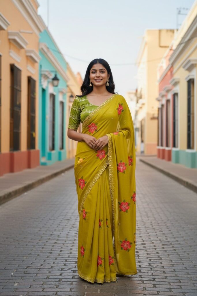 Stylish Bt 1305 B Viscose Rangoli Floral Embroidery Worked Fancy Saree Collection Wholesale 2026
