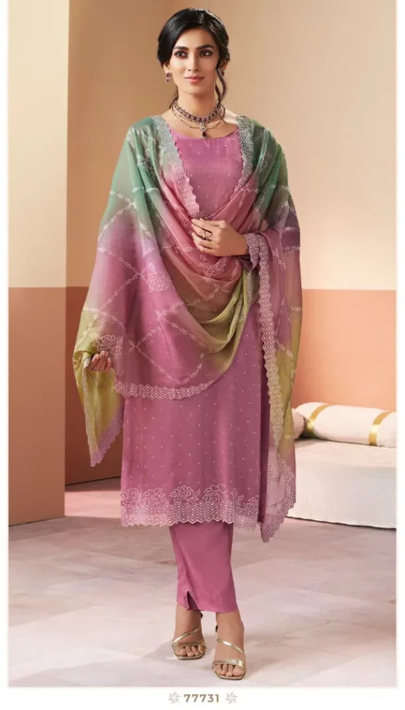 Launching Vinay Kuleesh Ranggatt Glitter Silk With Work Salwar Kameez Wholesale 2026
