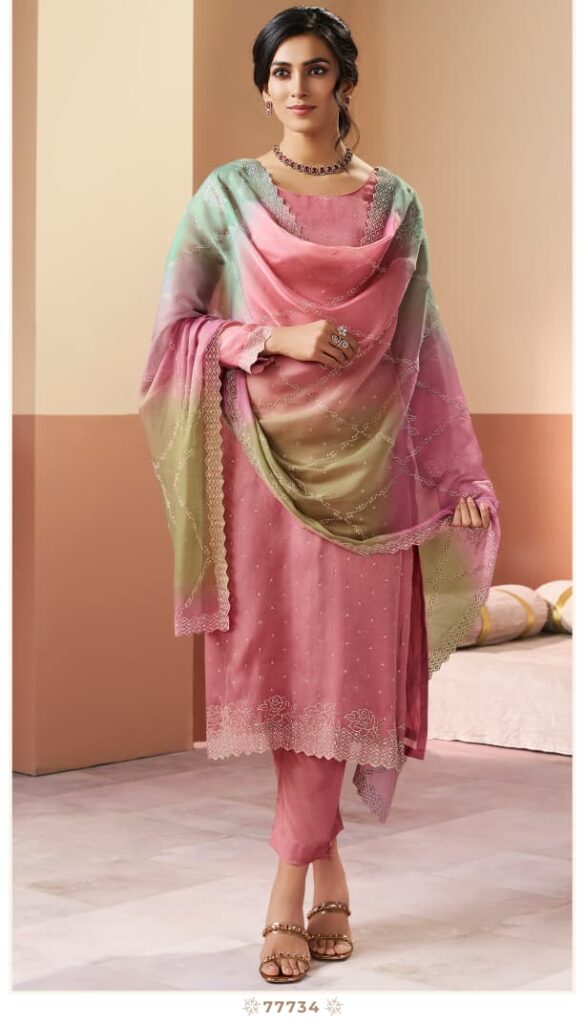 Launching Vinay Kuleesh Ranggatt Glitter Silk With Work Salwar Kameez Wholesale 2026