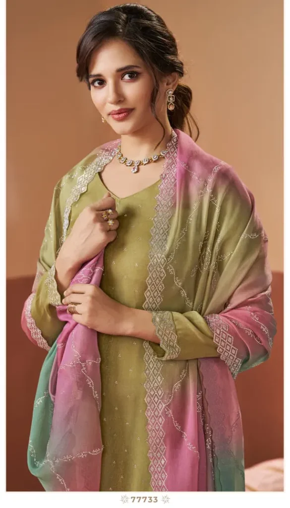 Launching Vinay Kuleesh Ranggatt Glitter Silk With Work Salwar Kameez Wholesale 2026