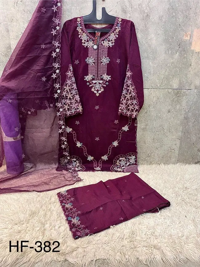 Launching Hoor Tex HF 382 A To D Pakistani Salwar Kameez Wholesale 2026