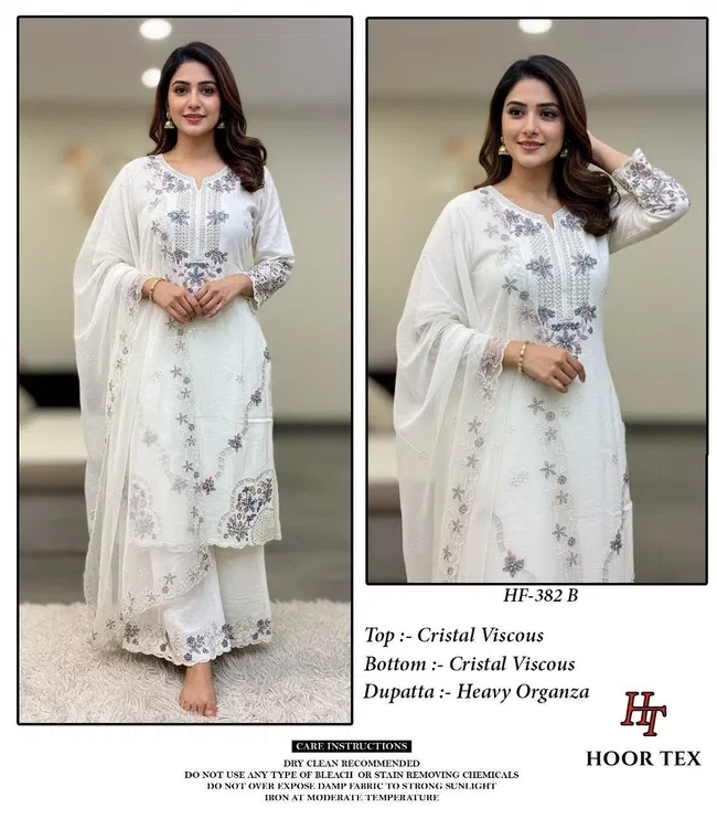 Launching Hoor Tex HF 382 A To D Pakistani Salwar Kameez Wholesale 2026