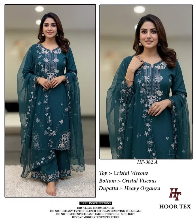 Launching Hoor Tex HF 382 A To D Pakistani Salwar Kameez Wholesale 2026