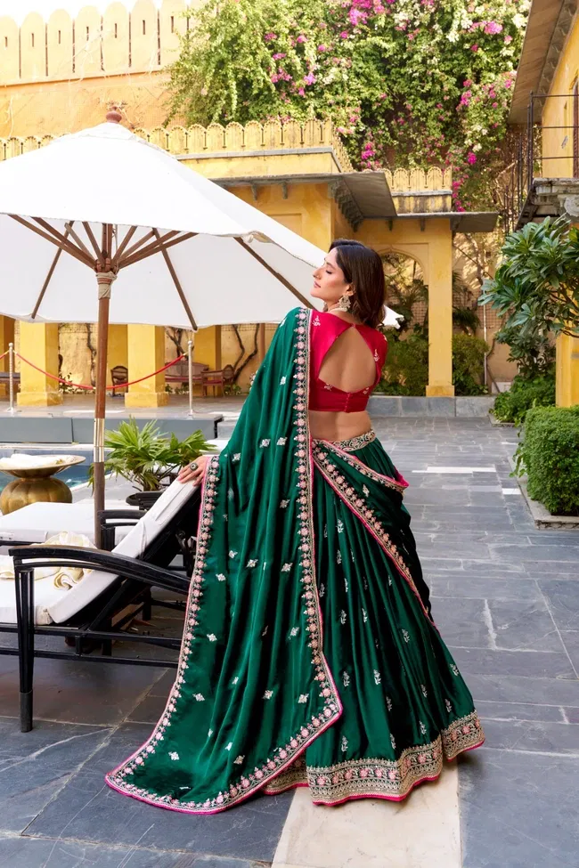 Stylish Lekha YF 1449 Silk Satin Sequins Worked Designer Lehenga Choli Wholesale 2026