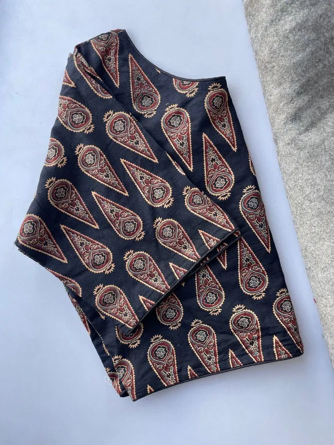 Stylish Ruh Pure Ajrakh HandBlock Cotton Blouse Collection Wholesale 2026