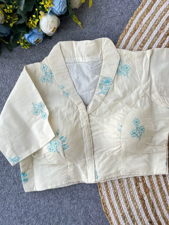 Beautiful Ruh Khadi Collar Blouse Collection Wholesale 2026