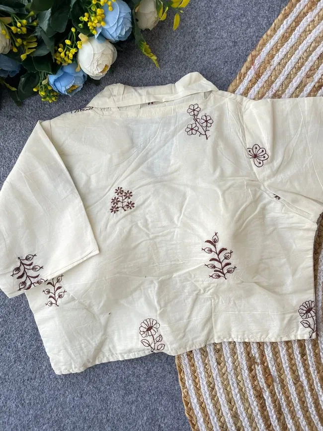 Beautiful Ruh Khadi Collar Blouse Collection Wholesale 2026