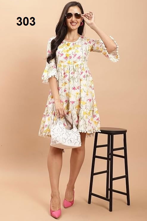 Latest Lekha Nandini 07 Pure Cotton Printed Kurti Wholesale 2026