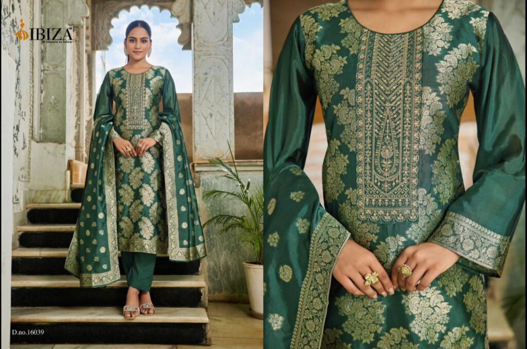 Beautiful Ibiza Rangeen Banglory Silk Embroidery Work Salwar Kameez Wholesale 2026