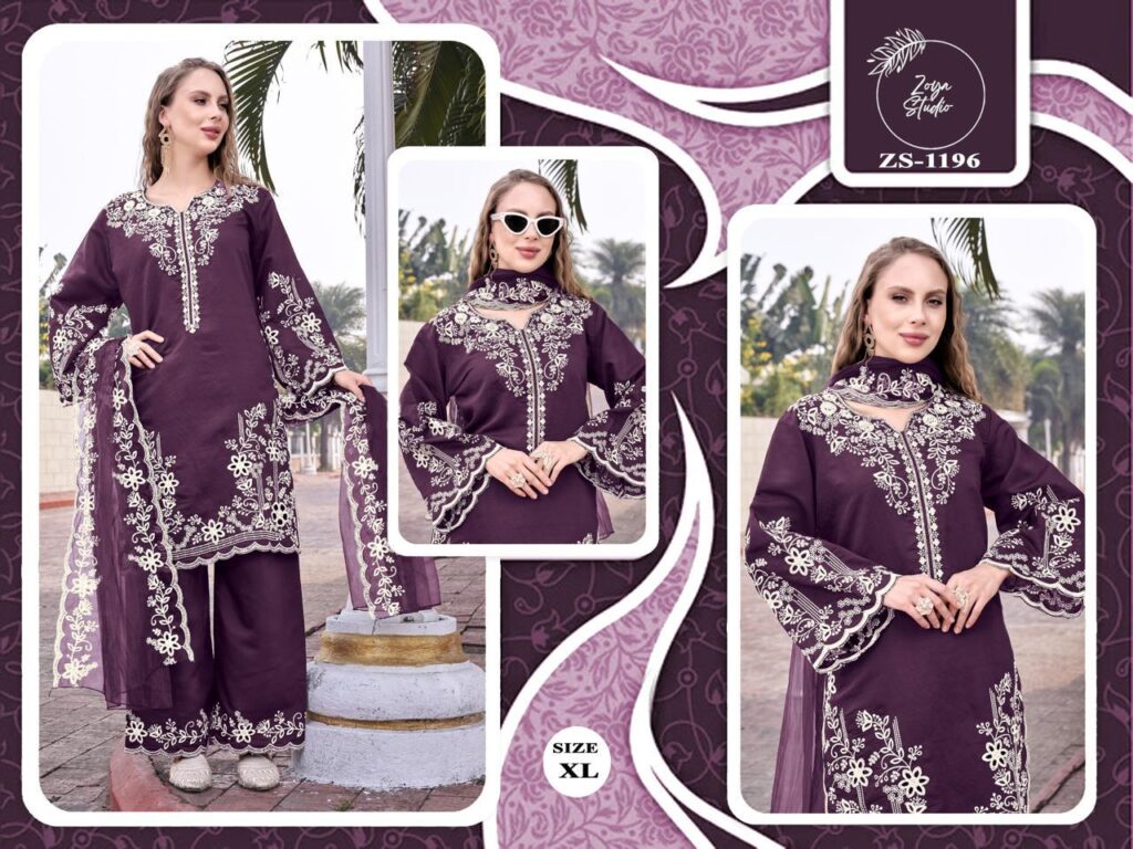Buy Zoya Studio Launch Special Roman Silk Pakistani Suit Collection Wholesale 2026