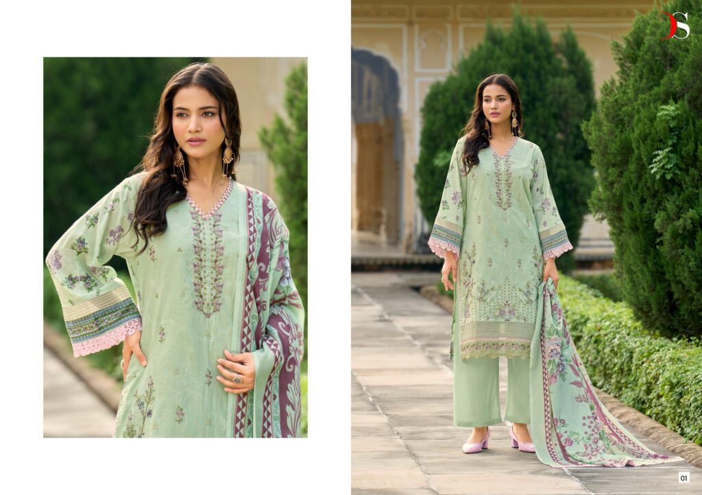Beautiful Deepsy Tawakkal Premium Collection 25 Vol 2 Cotton Dupatta Pakistani Suits Wholesale 2026