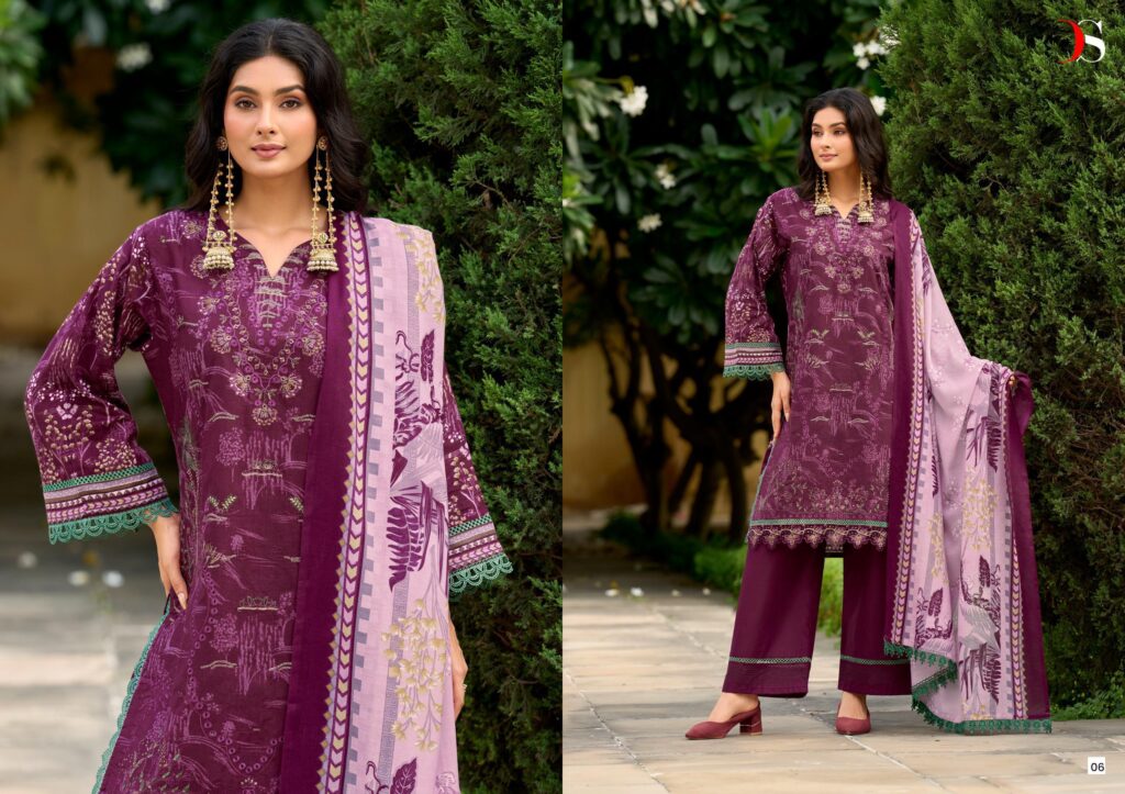 Beautiful Deepsy Tawakkal Premium Collection 25 Vol 2 Cotton Dupatta Pakistani Suits Wholesale 2026