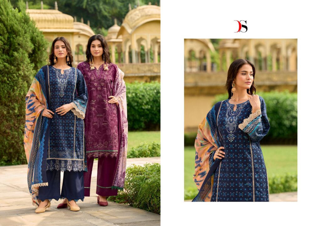Beautiful Deepsy Tawakkal Premium Collection 25 Vol 2 Cotton Dupatta Pakistani Suits Wholesale 2026