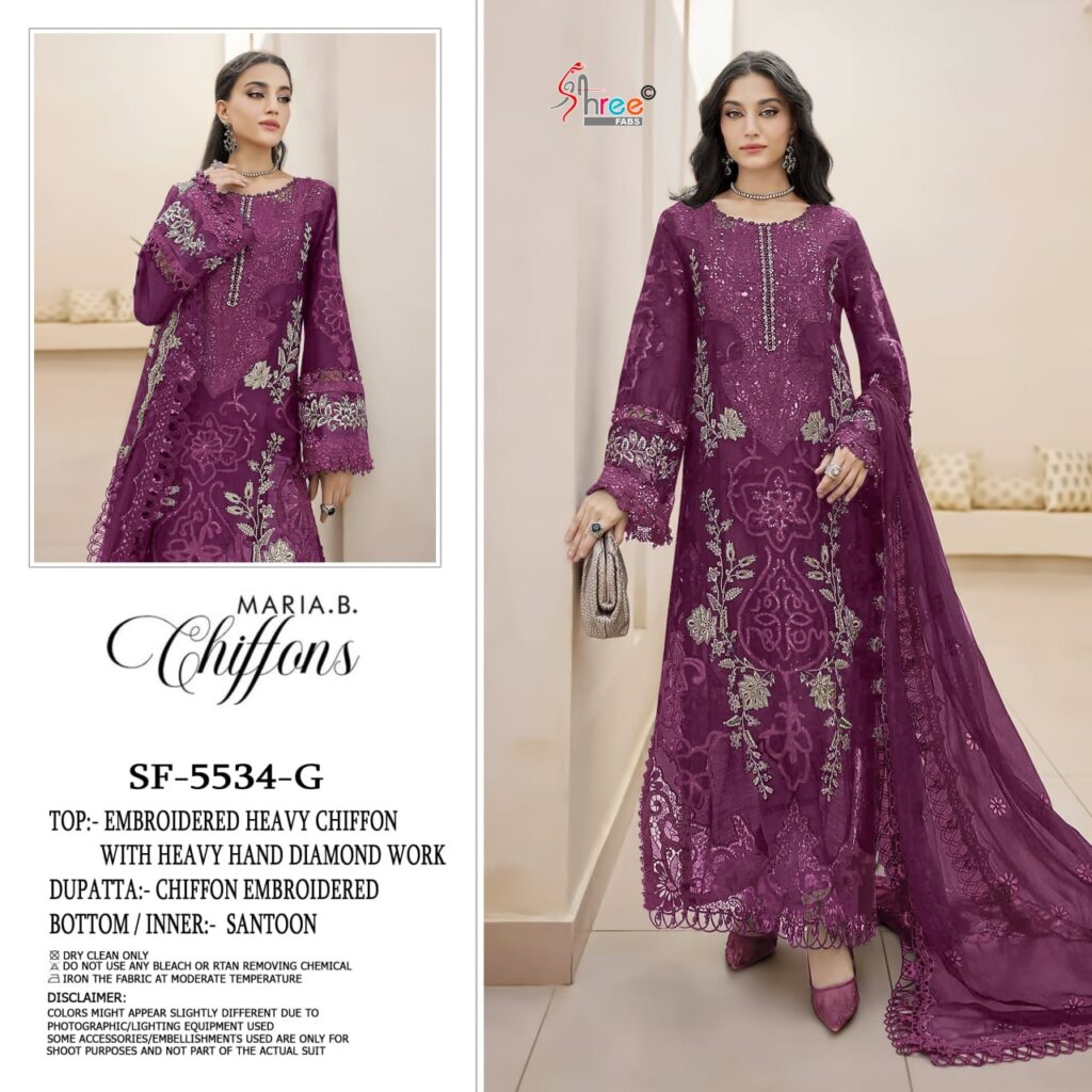 Stylish Shree Sf 5534 Vol 3 Chiffon With Embroidery Pakistani Salwar Kameez Wholesale 2026 5 Stylish Shree Sf 5534 Vol 3 Chiffon With Embroidery Pakistani Salwar Kameez Wholesale 2026