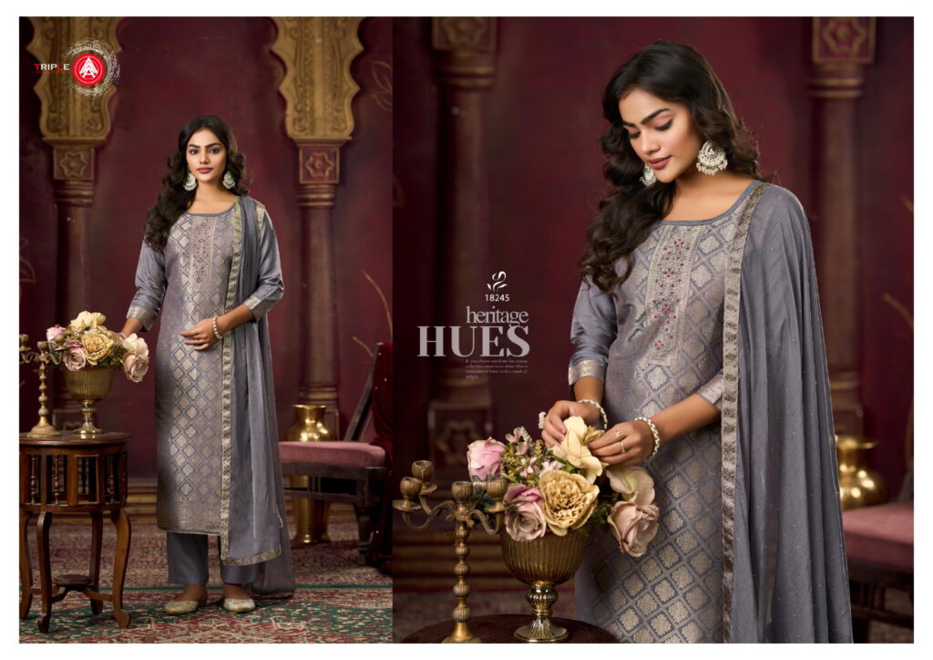 Beautiful Triple Aaa Koyal Vol 4 Muslin Jacquard With Handwork Salwar Kameez Wholesale 2026