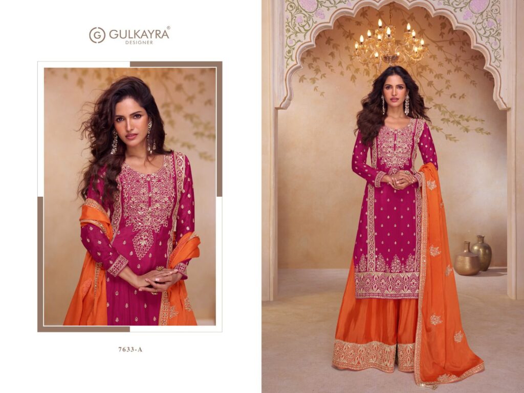 Beautiful Gulkayra Shagun Chinon With Embroidery Work Salwar Kameez Wholesale 2026