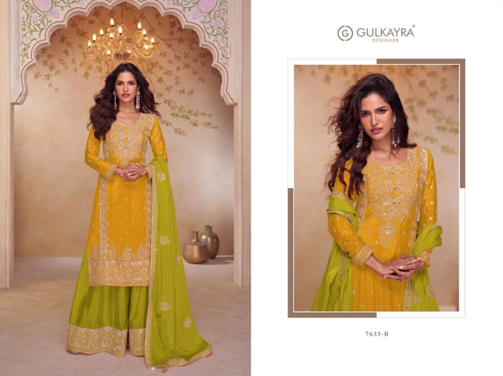 Beautiful Gulkayra Shagun Chinon With Embroidery Work Salwar Kameez Wholesale 2026
