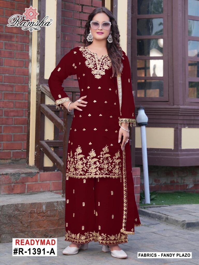 Beautiful Ramsha R 1391 A To D Fandy With Embroidery Work Pakistani Salwar Kameez Wholesale 2026 5 Beautiful Ramsha R 1391 A To D Fandy With Embroidery Work Pakistani Salwar Kameez Wholesale 2026