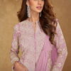 Gulkayra Mirza Chinon With Embroidery Work Designer Indo Western Collection Wholesale