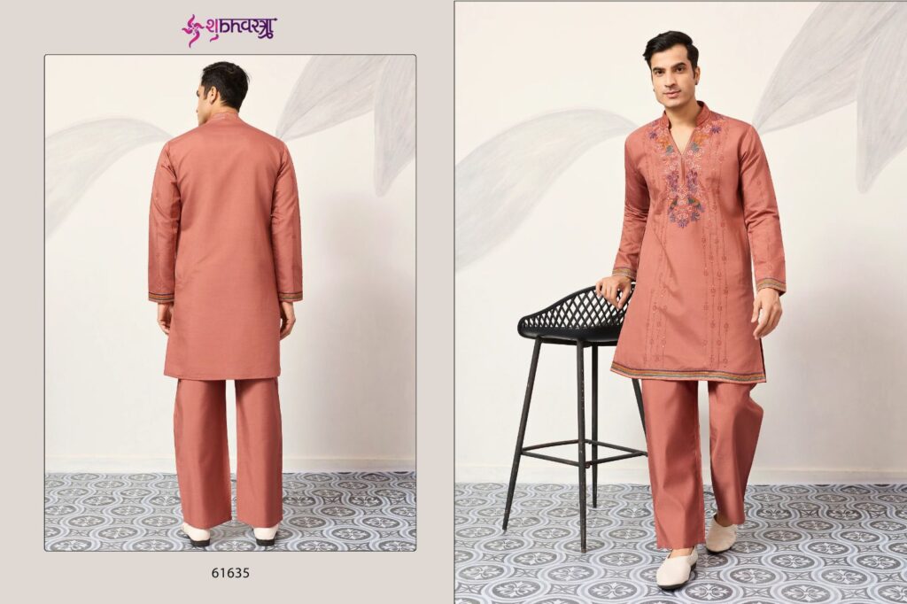 Buy Shubhvastra V Neck Viraasat Viscose Silk Thread Work Kurta And Bottom Wholesale 2026