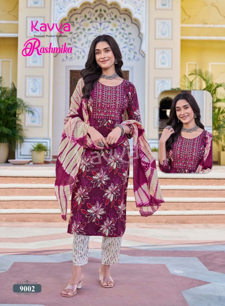 Buy Kavya Rashmika Vol 9 Rayon Printed Kurti Bottom With Dupatta Wholesale 2026