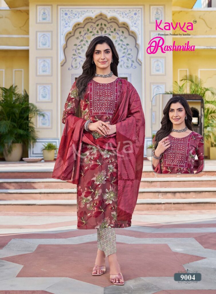 Buy Kavya Rashmika Vol 9 Rayon Printed Kurti Bottom With Dupatta Wholesale 2026