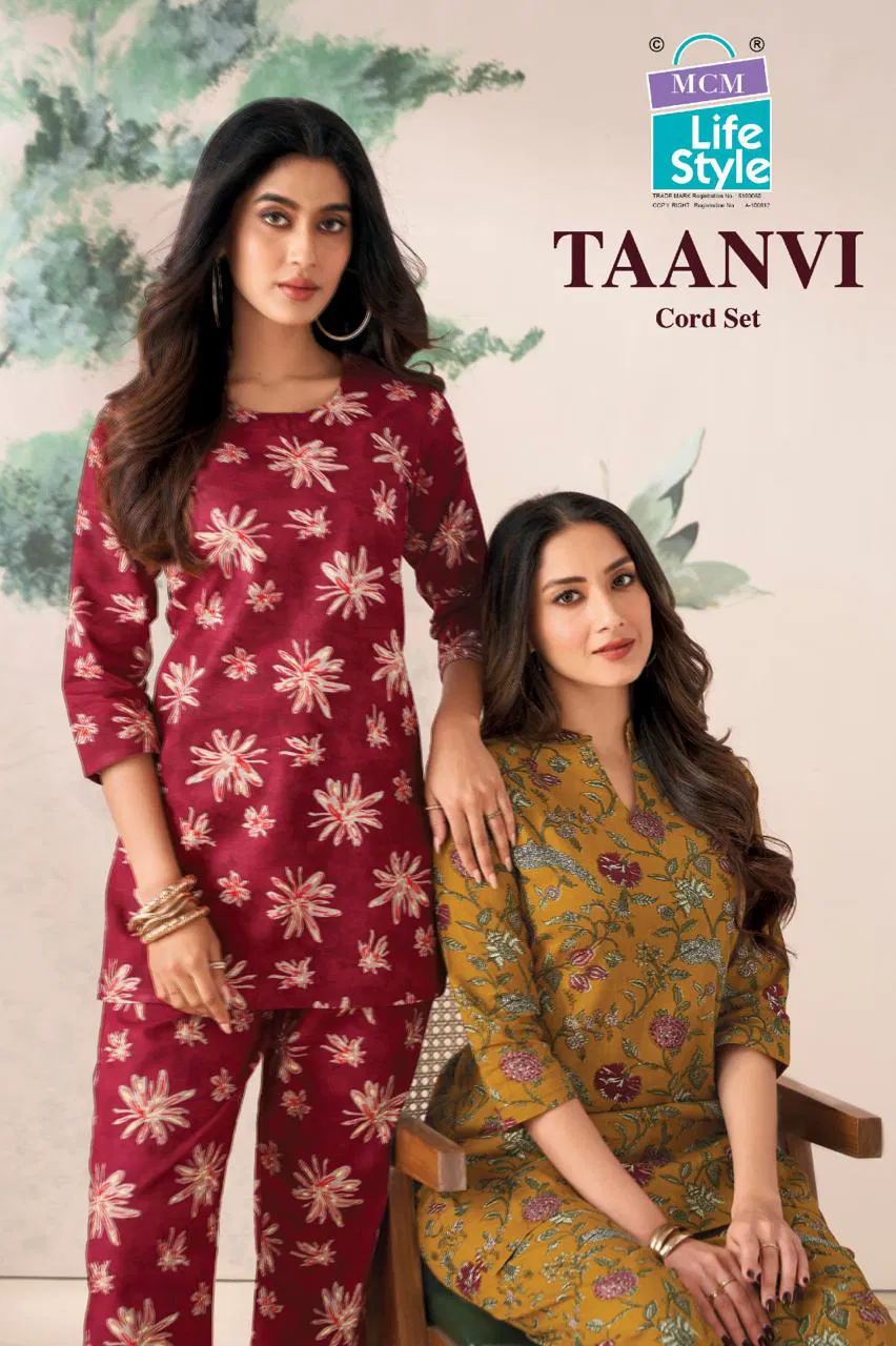 Mcm Taanvi Vol 1 Cotton Printed Fancy Co Ord Set Collection Wholesale