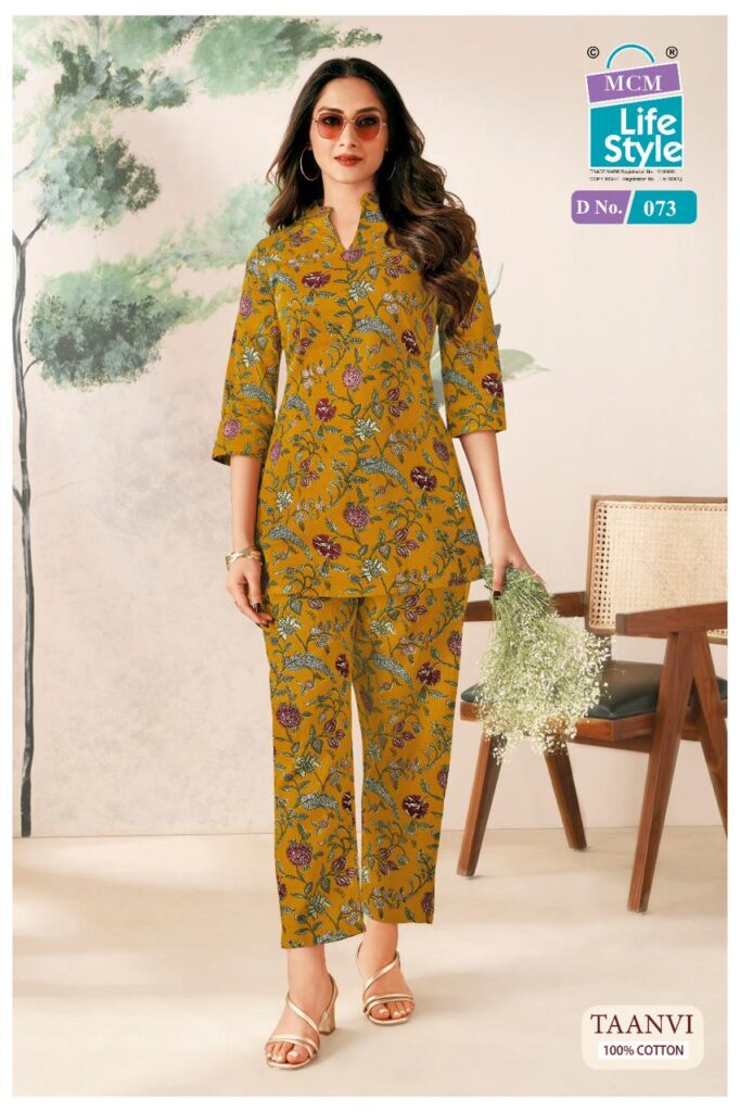 Latest Mcm Taanvi Vol 1 Cotton Printed Fancy Co Ord Set Collection Wholesale 2026