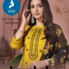 Kaya Kaushalya Roman Silk With Work Kurti Pant And Dupatta Collection Wholesale