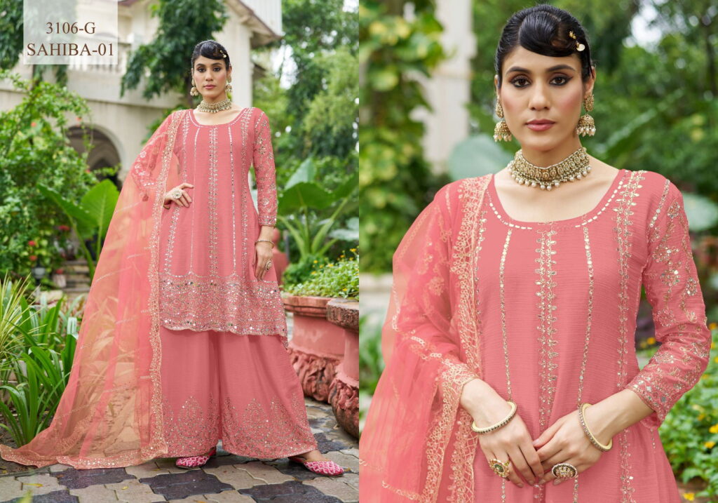 Launching Senhora Sahiba Vol 1 Chinon With Mirror Worked Salwar Suit Collection Wholesale 2026