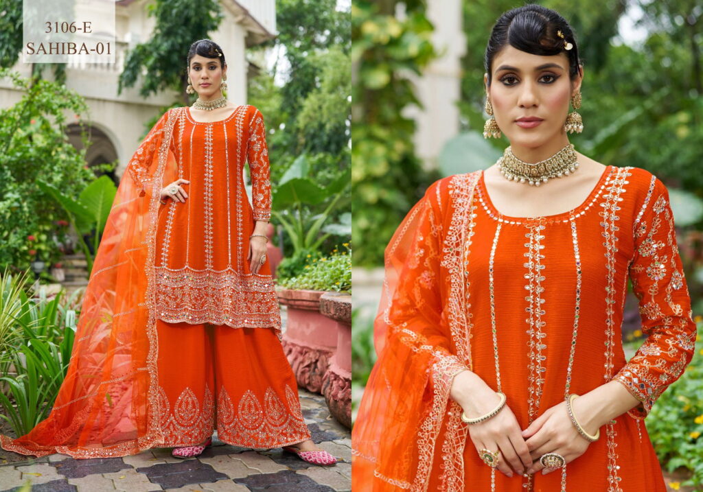 Launching Senhora Sahiba Vol 1 Chinon With Mirror Worked Salwar Suit Collection Wholesale 2026