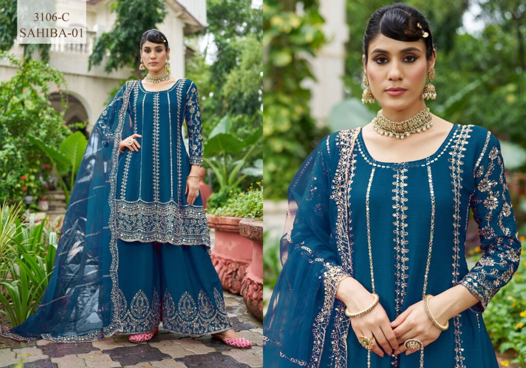 Launching Senhora Sahiba Vol 1 Chinon With Mirror Worked Salwar Suit Collection Wholesale 2026