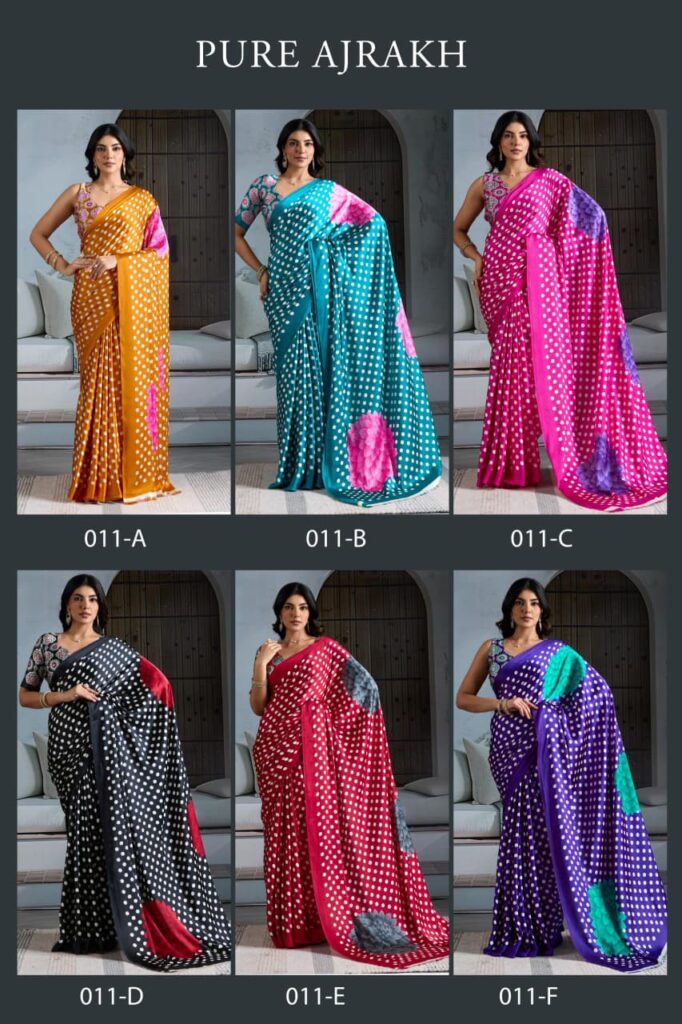 Buy Rajtex Pure Ajrakh 011 Modal Satin Printed Saree Wholesale 2026