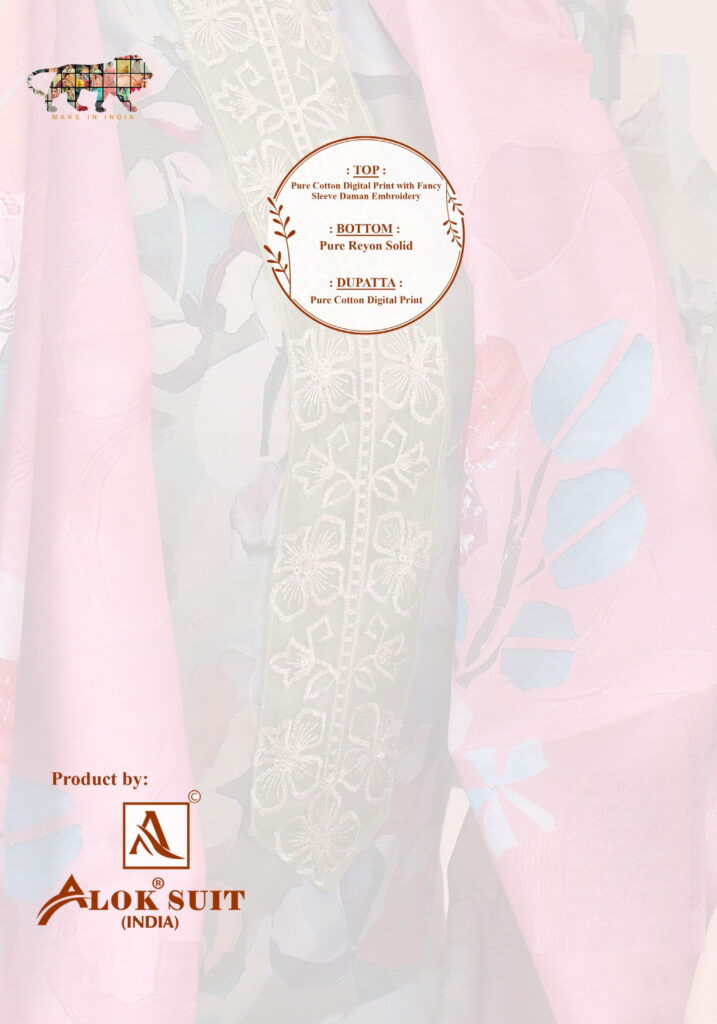 Latest Alok Florence Cotton Digital Printed Dress Material Collection Wholesale 2026