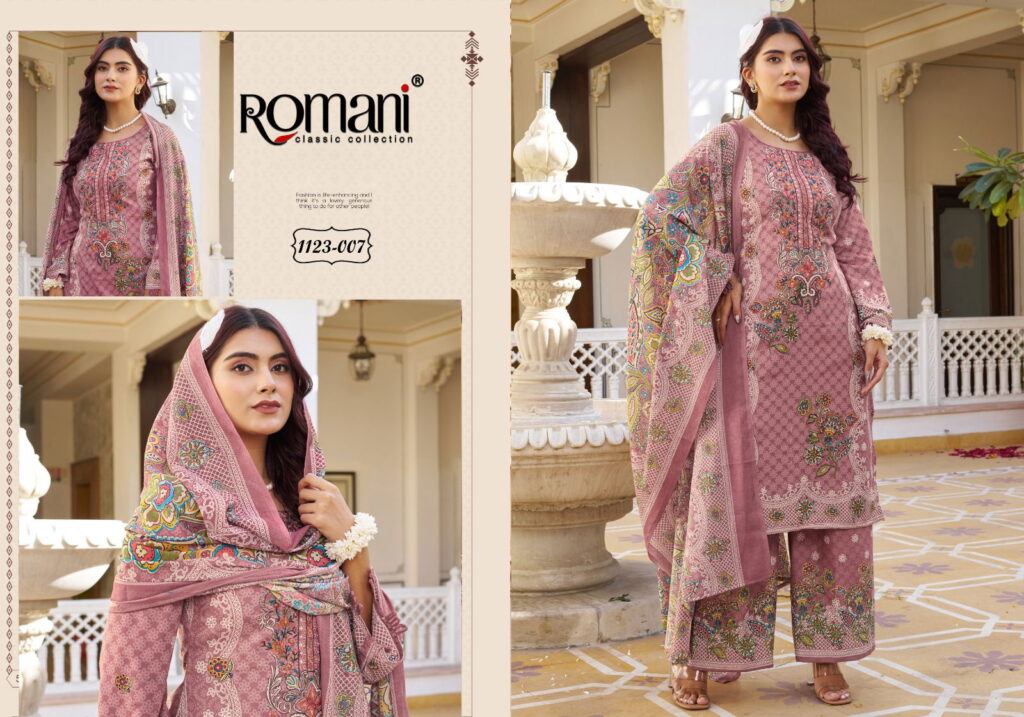 Stylish Romani Mahira Vol 5 Cotton Digital Printed Dress Material Collection Wholesale 2026