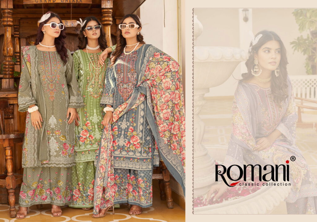 Stylish Romani Mahira Vol 5 Cotton Digital Printed Dress Material Collection Wholesale 2026