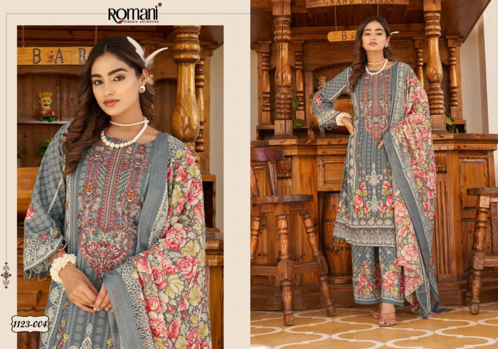 Stylish Romani Mahira Vol 5 Cotton Digital Printed Dress Material Collection Wholesale 2026