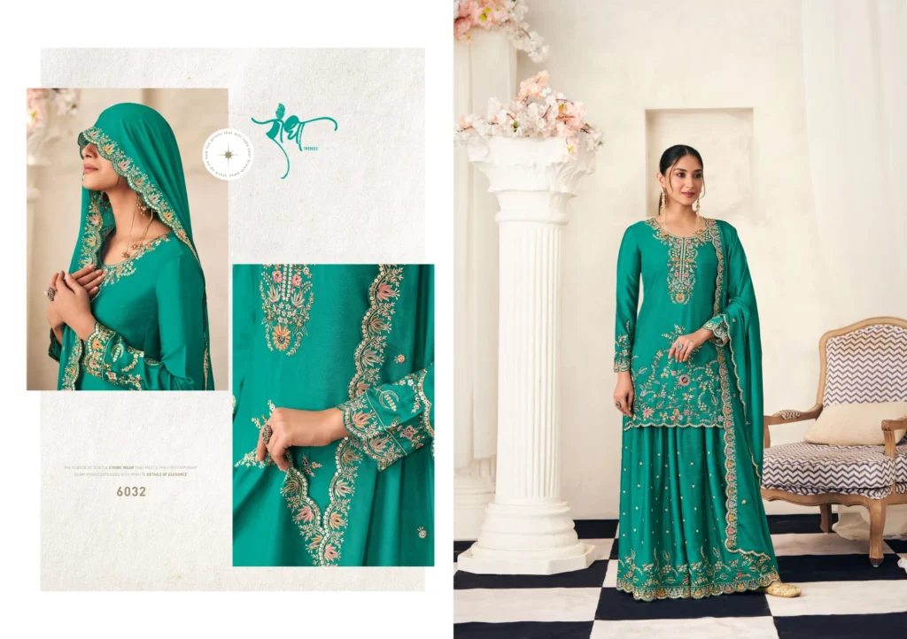 Stylish Radha Payal Chinon With Embroidery Threadwork Salwar Kameez Wholesale 2026